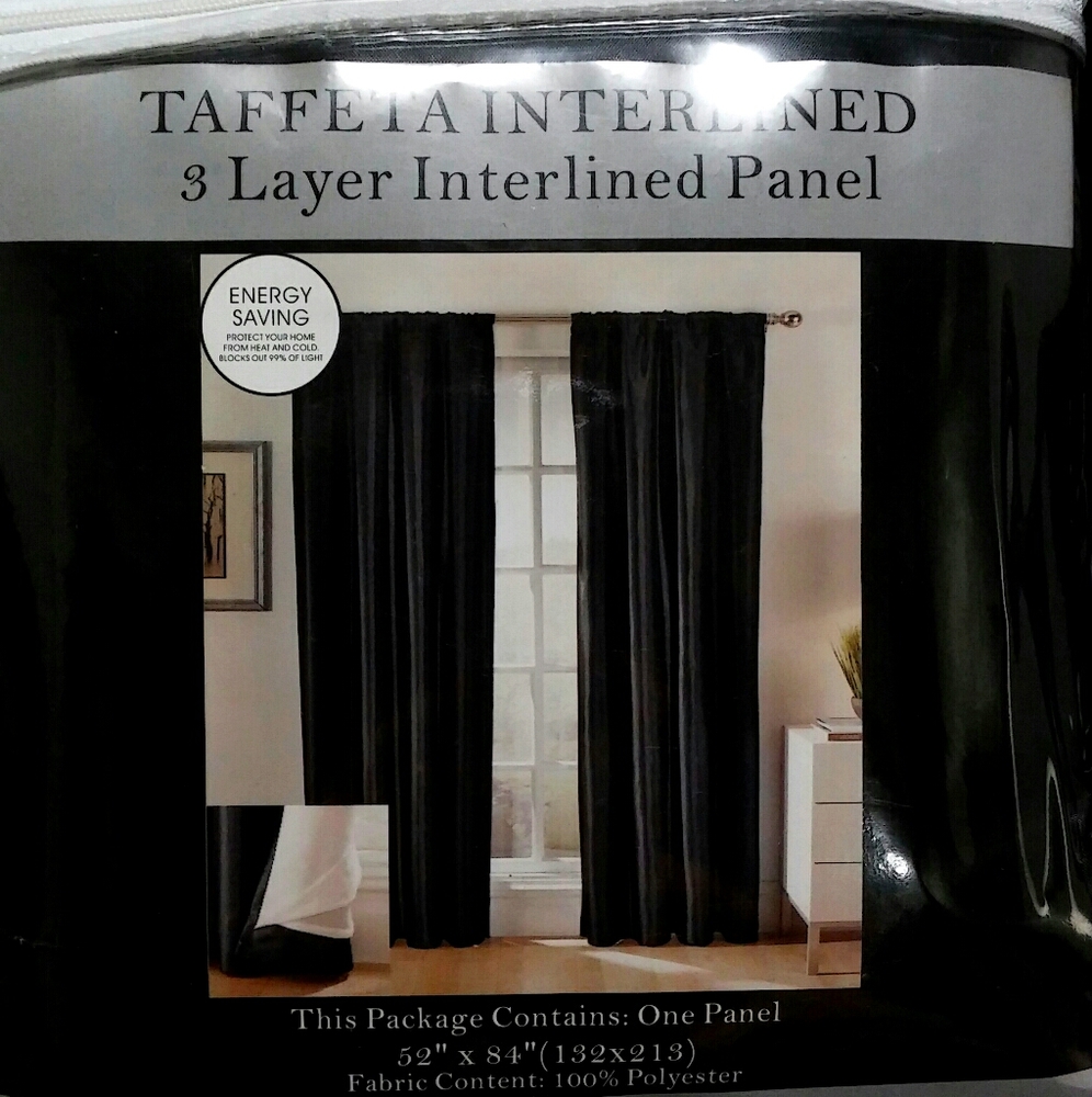 ❗SOLD❗Black Curtains